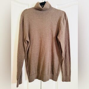 H&M Men's Taupe Turtleneck Sweater